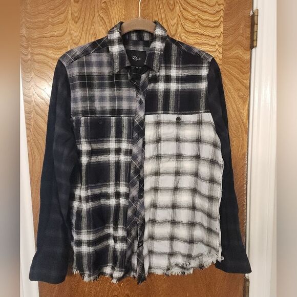 Rails Brando Mixed Plaid Button-Up Shirt Size XS - Picture 5 of 6